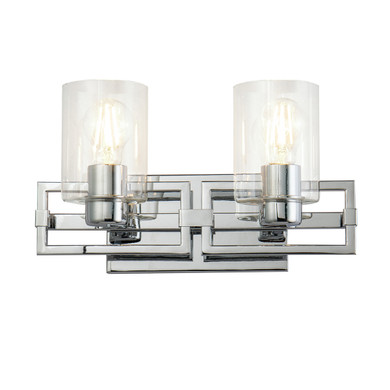 Bathroom Fixtures Two Lights by Lucas + McKearn ( 175 | BB90117PC-2 Estes ) 