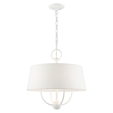 Mini Chandeliers Drum Shade by Livex Lighting ( 107 | 49844-03 Ridgecrest ) 
