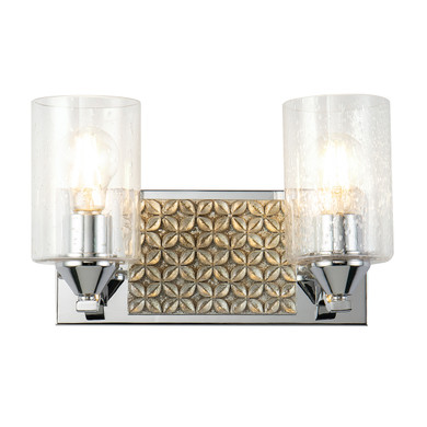 Bathroom Fixtures Two Lights by Lucas + McKearn ( 175 | BB90587PC-2B2S Arcadia ) 