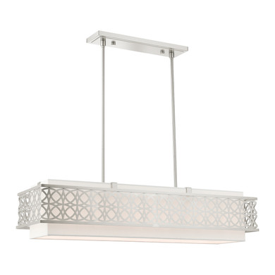 Linear/Island Drum Shade by Livex Lighting ( 107 | 49868-91 Calinda ) 
