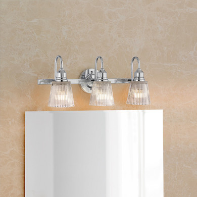 Bathroom Fixtures Three Lights by Lucas + McKearn ( 175 | BB-ADDISON3-PC Addison ) 