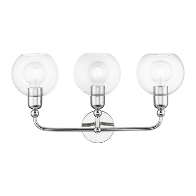 Bathroom Fixtures Three Lights by Livex Lighting ( 107 | 16973-05 Downtown ) 