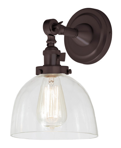 Sconces Single Glass by JVI Designs ( 261 | 1251-08 S5 Soho ) 