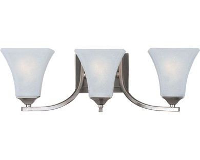 Bathroom Fixtures Three Lights by Maxim ( 16 | 20100FTSN Aurora ) 