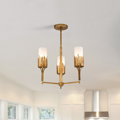 Mini Chandeliers Glass Shade by Lucas + McKearn ( 175 | CH20319G-3 Sawgrass ) 