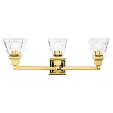 Bathroom Fixtures Three Lights by Livex Lighting ( 107 | 17173-02 Mission ) 