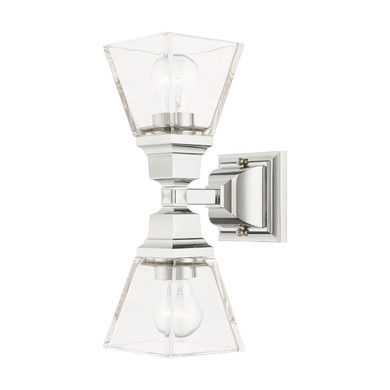 Sconces Double Glass by Livex Lighting ( 107 | 17178-05 Mission ) 