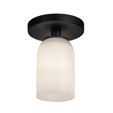Semi-Flush Mts. Glass Down by Kuzco Lighting ( 347 | SF57704-BK/GO Nola ) 