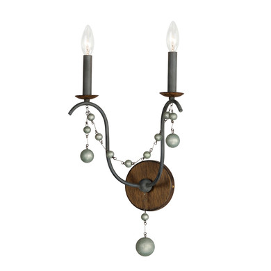 Sconces Double Candle by Maxim ( 16 | 20482GN Formosa ) 