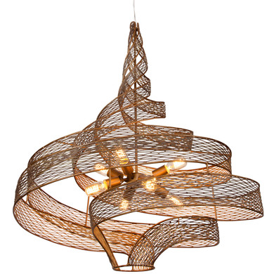 Large Chandeliers Empire/Basket by Varaluz ( 137 | 240P08HO Flow ) 
