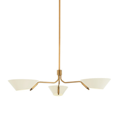 Large Chandeliers Metal Shade by Troy Lighting ( 67 | F8143-PBR/SSD Sacramento ) 