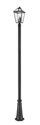 Exterior Post/Pier Head by Z-Lite ( 224 | 579PHBR-519P-BK Talbot ) 