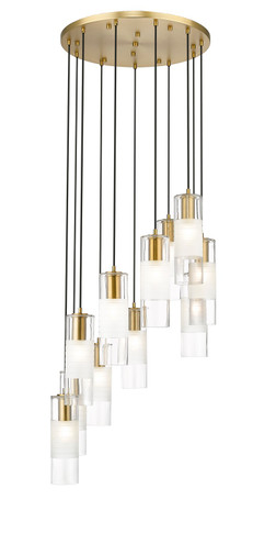 Mid. Chandeliers Multi-Port/Cascade by Z-Lite ( 224 | 824P-11R-MGLD Alton ) 