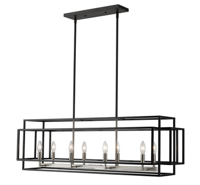 Linear/Island 4 Light + by Z-Lite ( 224 | 454-44L-BK-BN Titania ) 
