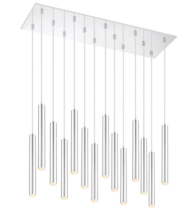 Linear/Island 4 Light + by Z-Lite ( 224 | 917MP12-CH-LED-14LCH Forest ) 