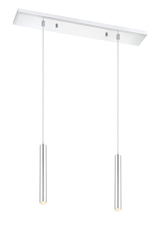 Linear/Island 2 Light Bar by Z-Lite ( 224 | 917MP12-CH-LED-2LCH Forest ) 