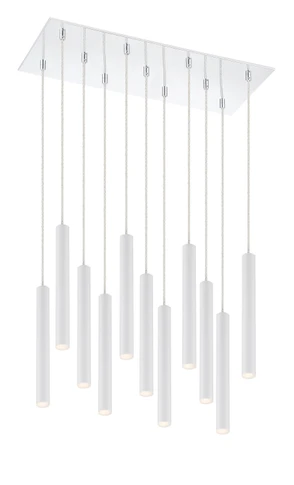 Linear/Island 4 Light + by Z-Lite ( 224 | 917MP12-WH-LED-11LCH Forest ) 