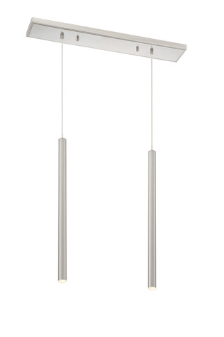 Linear/Island 2 Light Bar by Z-Lite ( 224 | 917MP24-BN-LED-2LBN Forest ) 