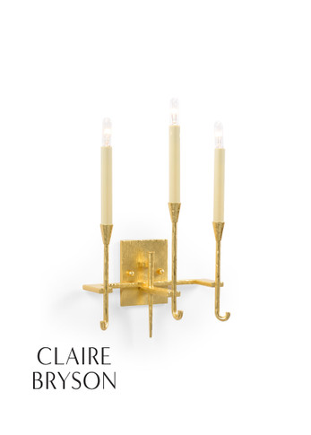 Sconces Triple Candle by Wildwood ( 460 | 67393 Claire Bryson ) 