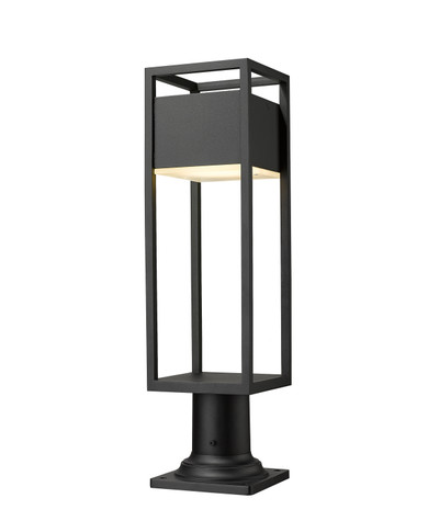Exterior Post/Pier Head by Z-Lite ( 224 | 585PHMR-533PM-BK-LED Barwick ) 