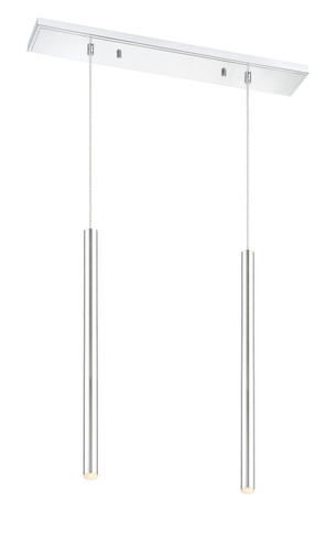 Linear/Island 2 Light Bar by Z-Lite ( 224 | 917MP24-CH-LED-2LCH Forest ) 