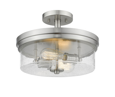 Semi-Flush Mts. Bowl Style by Z-Lite ( 224 | 464SF-BN Bohin ) 