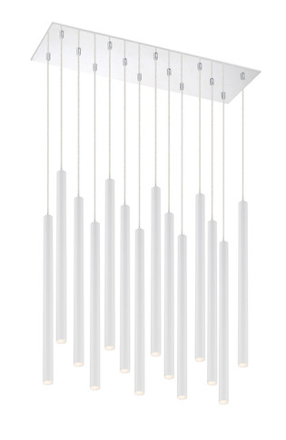 Linear/Island 4 Light + by Z-Lite ( 224 | 917MP24-WH-LED-14LCH Forest ) 