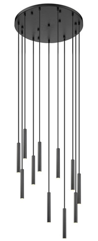 Mid. Chandeliers Multi-Port/Cascade by Z-Lite ( 224 | 919MP12-11R-MB-LED Forest ) 