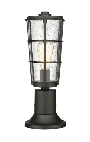Exterior Post/Pier Head by Z-Lite ( 224 | 591PHM-553PM-BK Helix ) 