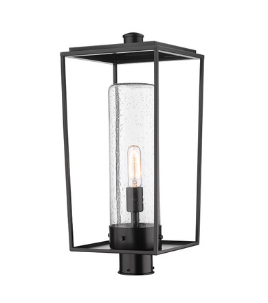 Exterior Post/Pier Head by Z-Lite ( 224 | 594PHBR-BK Sheridan ) 