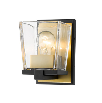 Sconces Single Glass by Z-Lite ( 224 | 475-1S-MB-OBR Bleeker Street ) 
