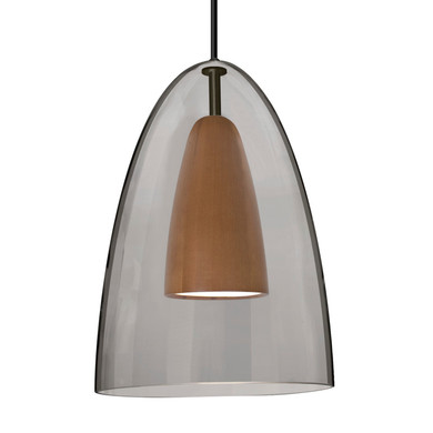 Mini Pendants Glass Down by Besa ( 74 | J-DANOSMMD-LED-BK Besa Dano Pendant ) 