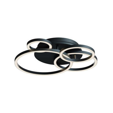 Semi-Flush Mts. Ring Shade/Halo by AFX Lighting ( 162 | ORBF18LAJD1BK Orbit ) 