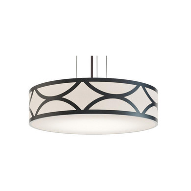 Pendants Drum Shade by AFX Lighting ( 162 | LAKP24LAJUDBK Lake ) 
