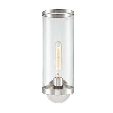 Sconces Single Glass by Alora ( 452 | WV311601PNCG Revolve II ) 