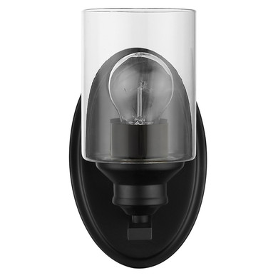Sconces Single Glass by Acclaim Lighting ( 106 | IN41450BK Gemma ) 