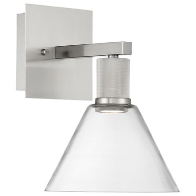 Sconces Single Glass by Access ( 18 | 63143LEDD-BS/CLR Port Nine Martini ) 