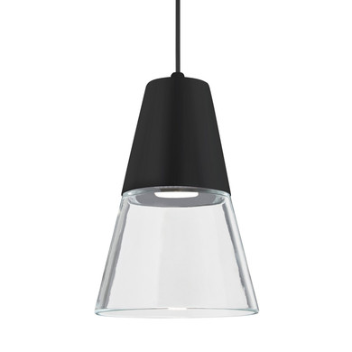 Mini Pendants Glass Down by Besa ( 74 | 1XC-TIMO6BC-LED-BK Besa Timo 6 Pendant ) 
