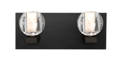 Bathroom Fixtures Two Lights by Besa ( 74 | 2WF-BOCABB-LED-BK Besa Boca 3 Vanity ) 
