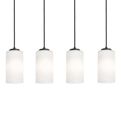 Linear/Island 4 Light + by AFX Lighting ( 162 | LEOP04MBBKLNR4 Leo ) 
