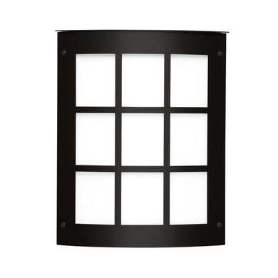 Exterior Wall Mt./Flush by Besa ( 74 | MOTO13GR-WA-LED-BK Besa Outdoor Sconce Moto 13 Grid ) 