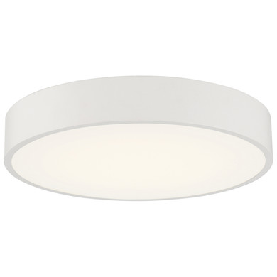 Flush Mounts Glass Down by Access ( 18 | 49961LEDD-WH/ACR Como ) 