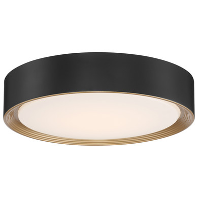Flush Mounts Glass Down by Access ( 18 | 49970LEDD-MBL/ACR Malaga ) 