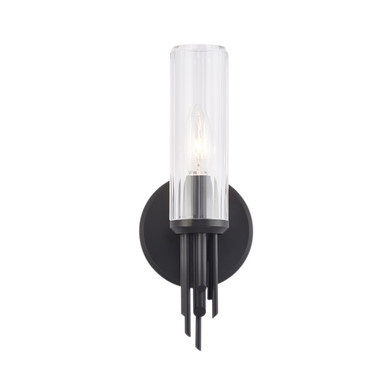 Sconces Single Glass by Alora ( 452 | WV335103MBCR Torres ) 