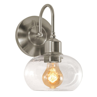 Sconces Single Glass by AFX Lighting ( 162 | LNYS0710MBSN Laney ) 