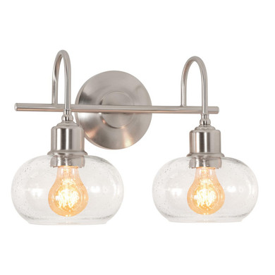 Bathroom Fixtures Two Lights by AFX Lighting ( 162 | LNYV1510MBSN Laney ) 