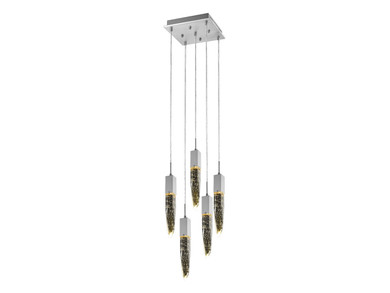 Mini Chandeliers Glass Shade by Avenue Lighting ( 192 | HF1900-5-AP-CH Aspen ) 