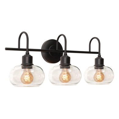 Bathroom Fixtures Three Lights by AFX Lighting ( 162 | LNYV2410MBBK Laney ) 