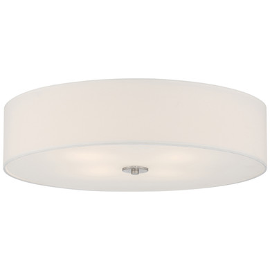 Flush Mounts Drum Shade by Access ( 18 | 64064LEDDLP-BS/WH Mid Town ) 