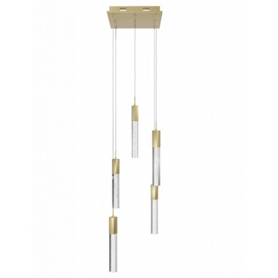Pendants Multi-port/Cascade by Avenue Lighting ( 192 | HF1900-5-GL-BB The Original Glacier ) 